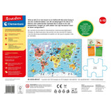 Éducation Clementoni - découvrez le puzzle du monde