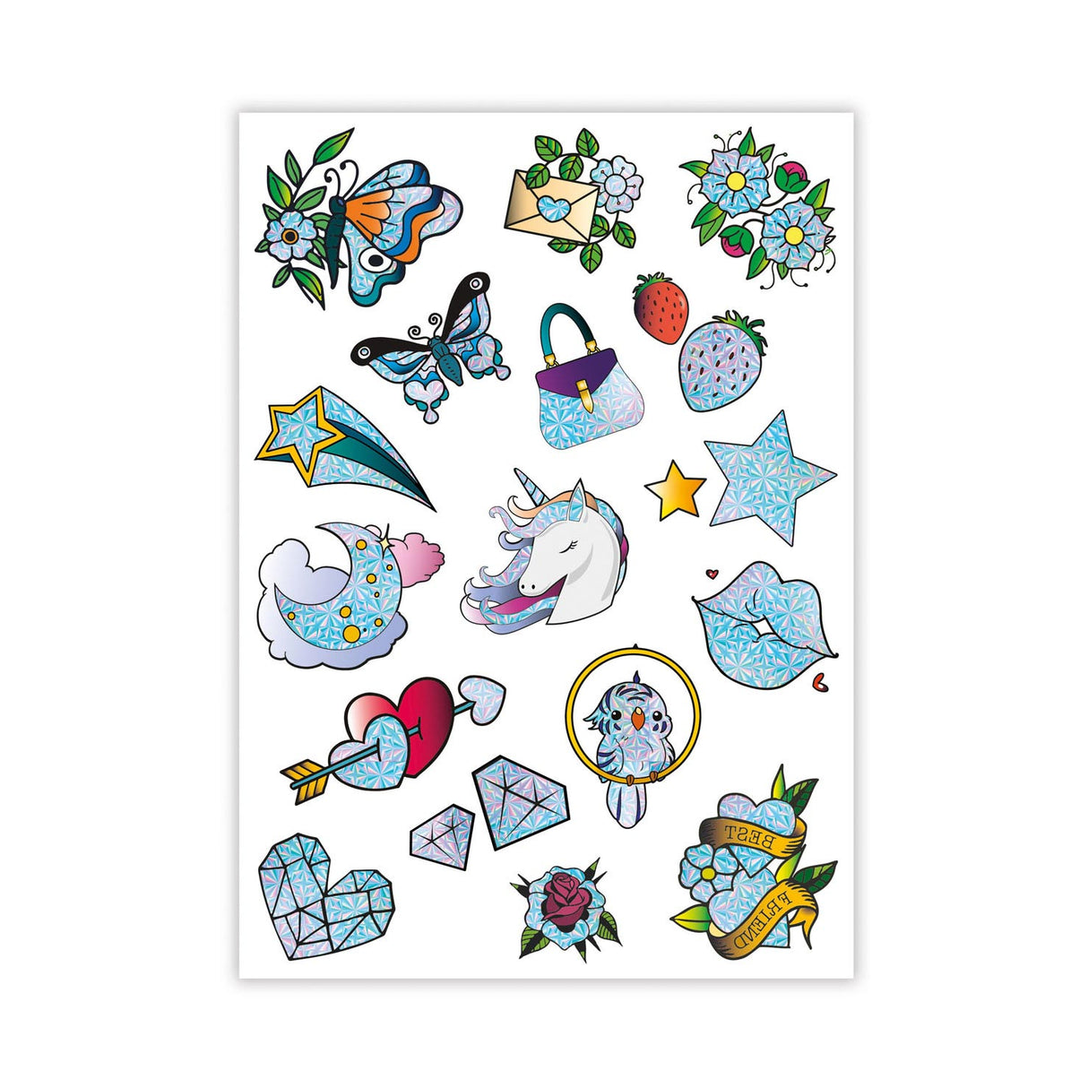 Clementoni Crazy Chic - Tattoo Urban Tattoo Glitter
