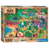 Clementoni World Map Puzzle Alice in Wonderland, 1000st.