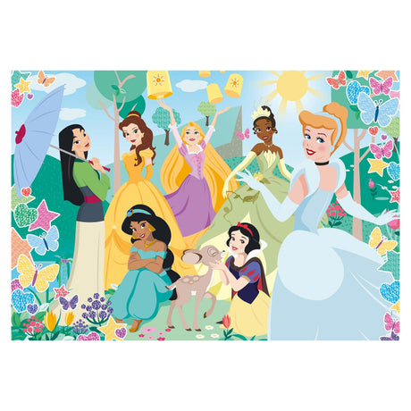 Clementoni glitter puzzel prinses, 104st.