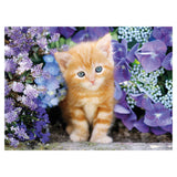 Clementoni Puzzle Cat med blomster, 500 ..