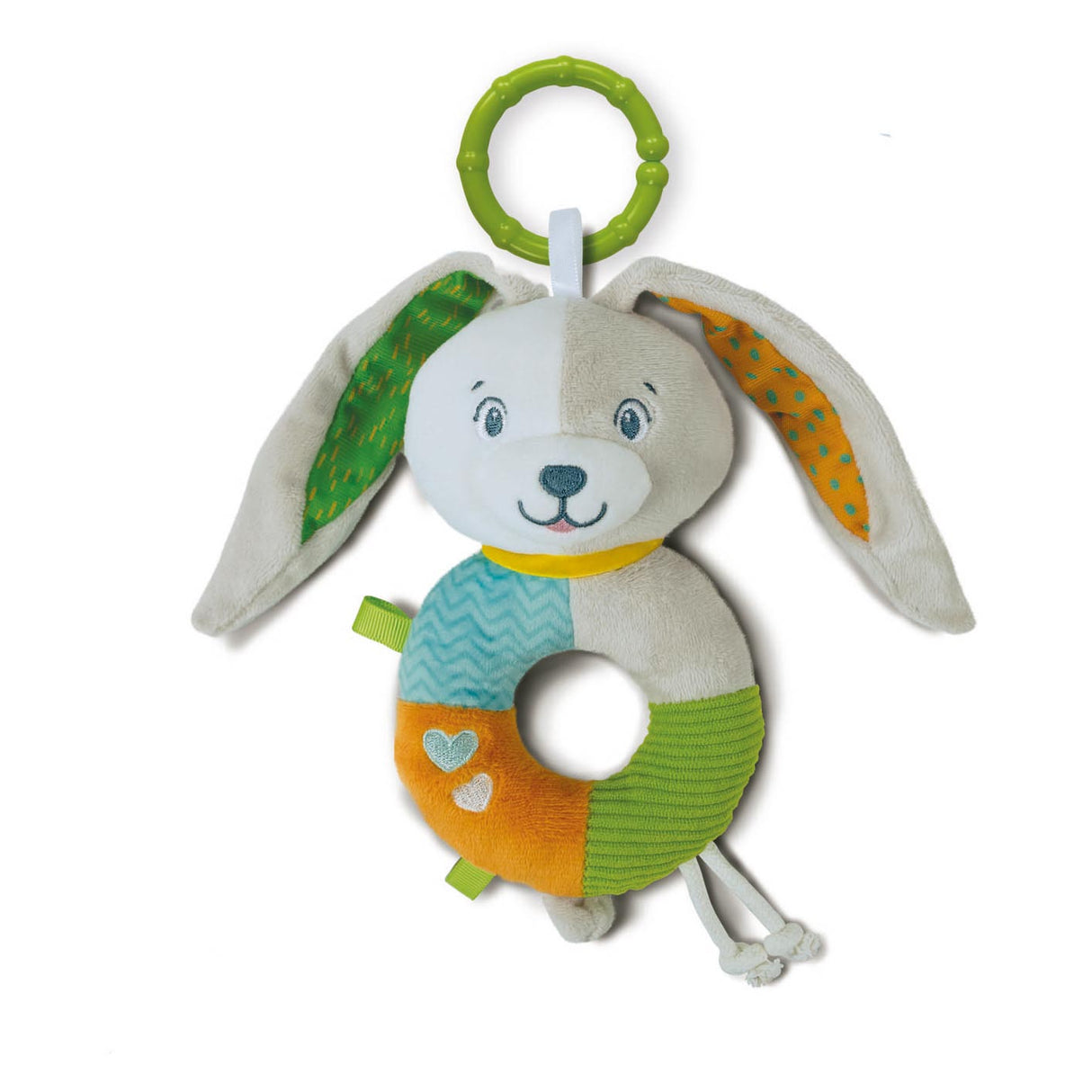 Clementoni Baby Pluchen Rattle Rabbit