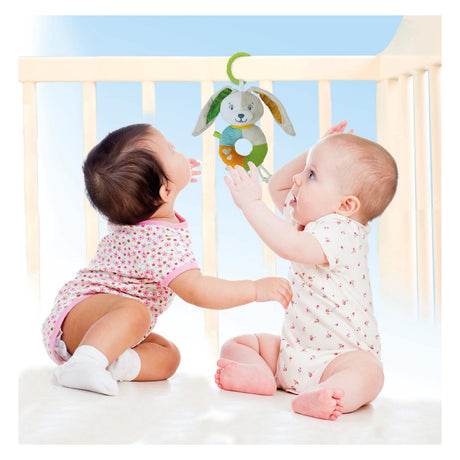 Clementoni baby - peluche hochet lapin