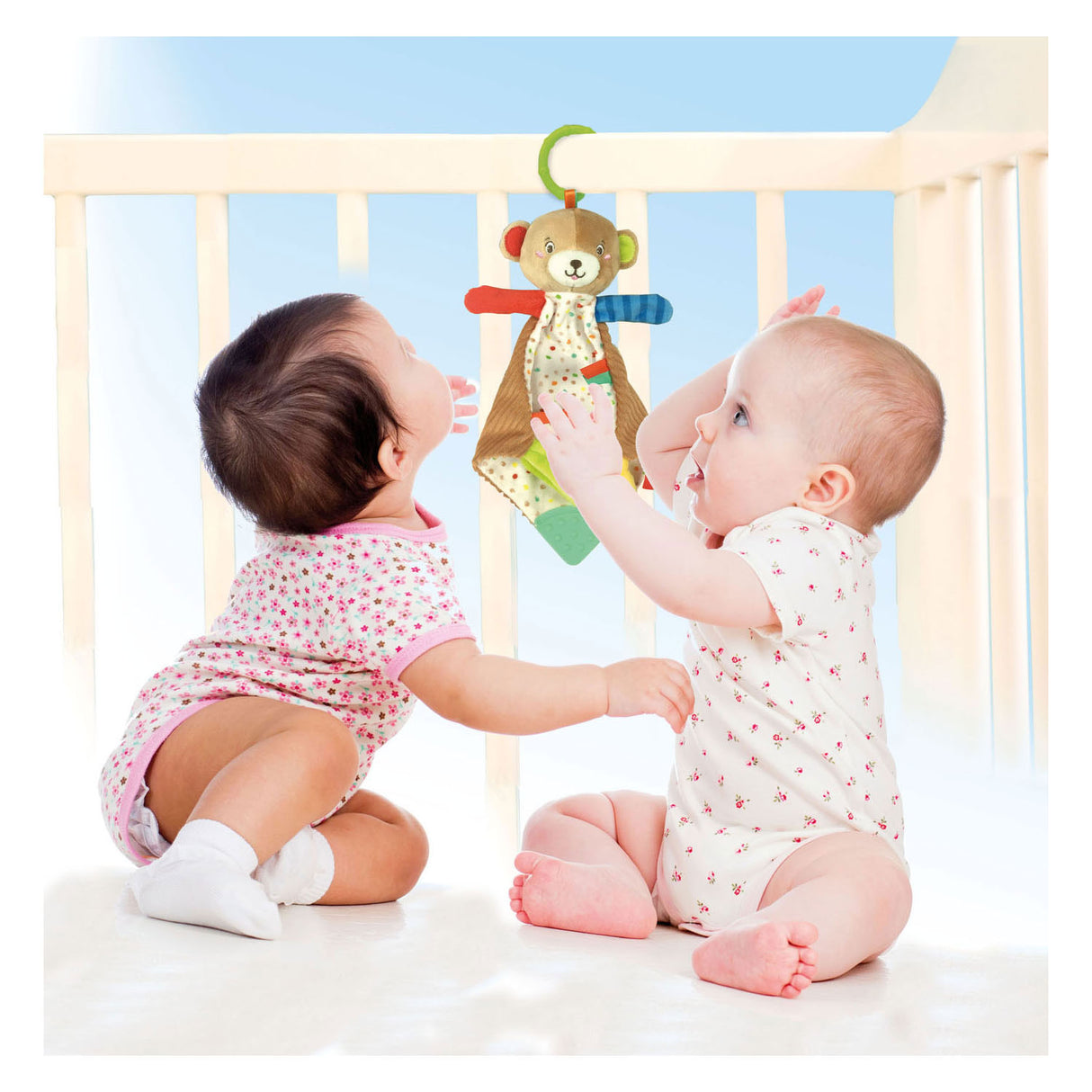 Clementoni baby - ours hochet en peluche