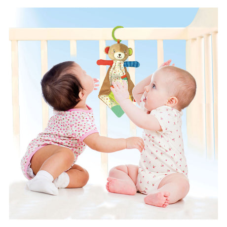 Clementoni baby - ours hochet en peluche