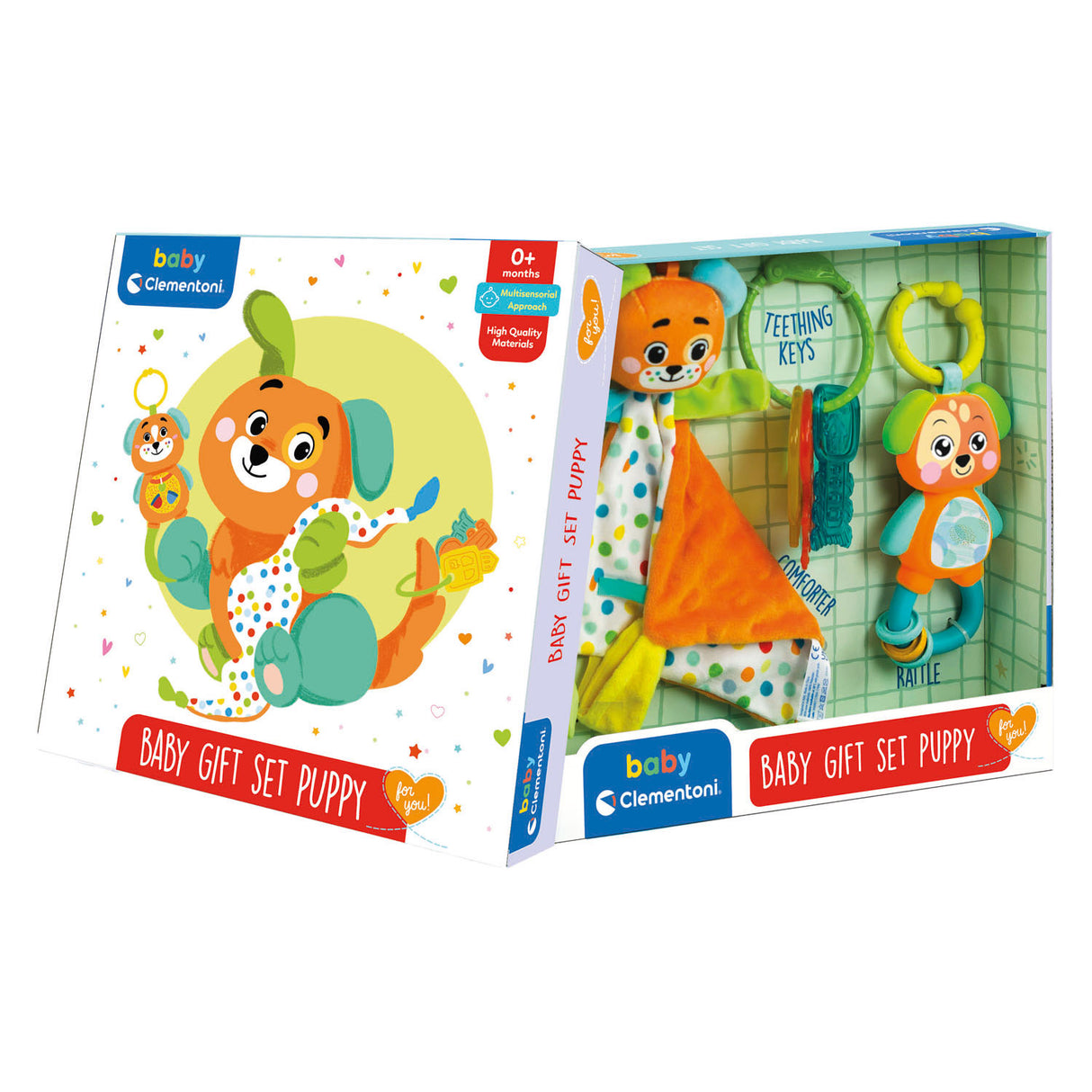 Clementoni baby - coffret cadeau chiot