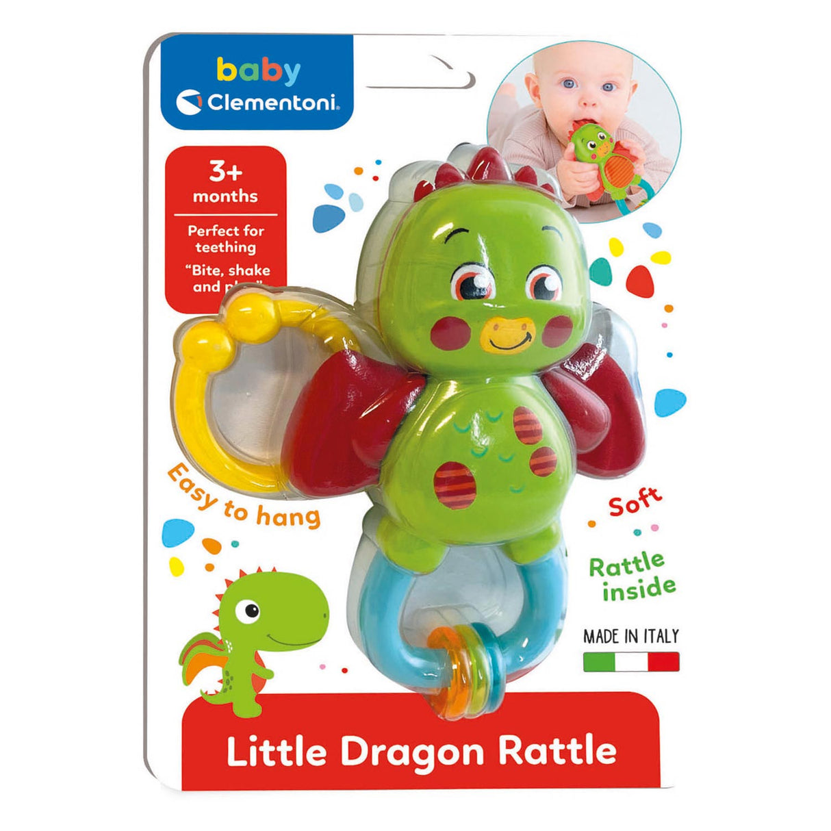 Clementoni bébé - hochet dragon
