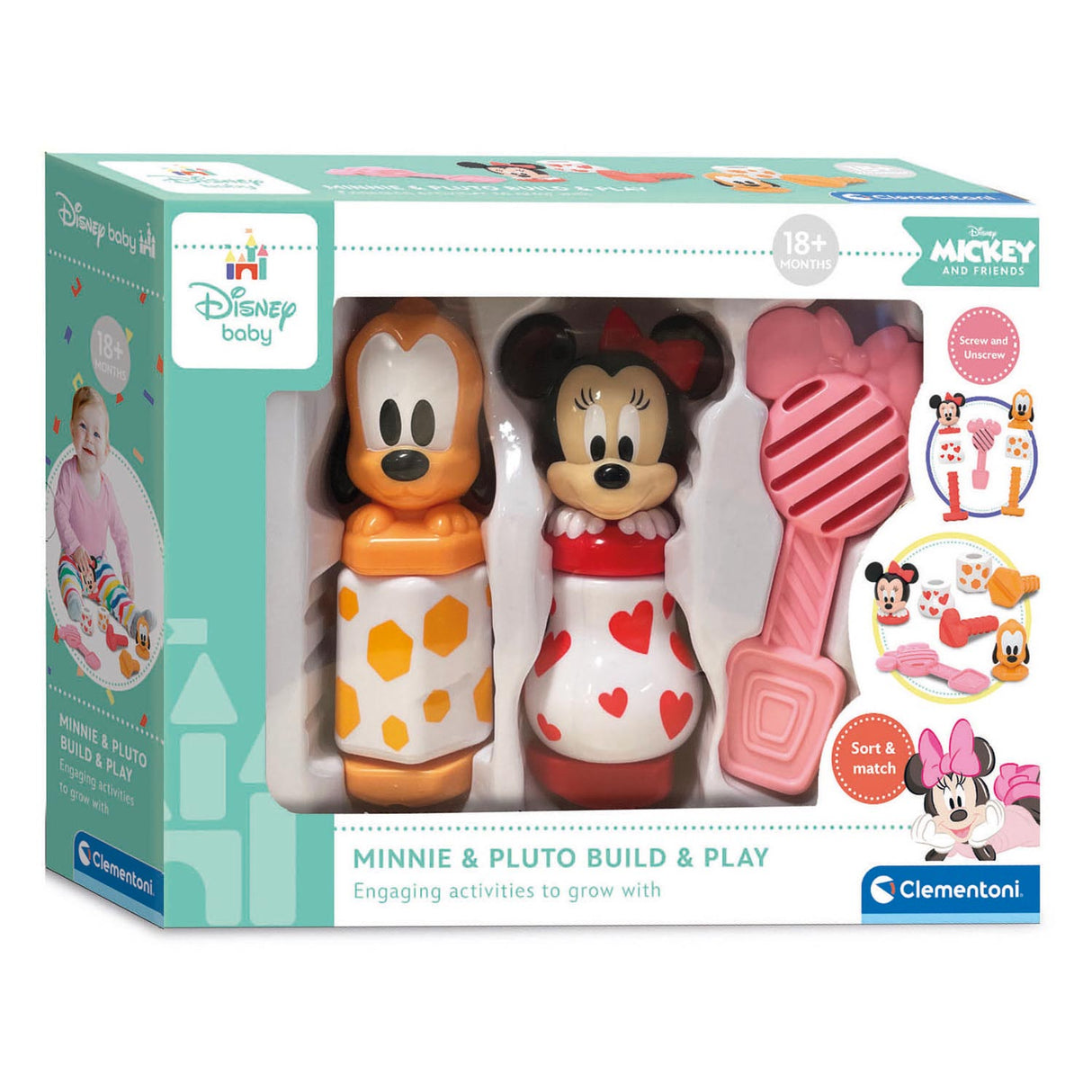 Clementoni Disney Baby Minnie Mouse Construction Play