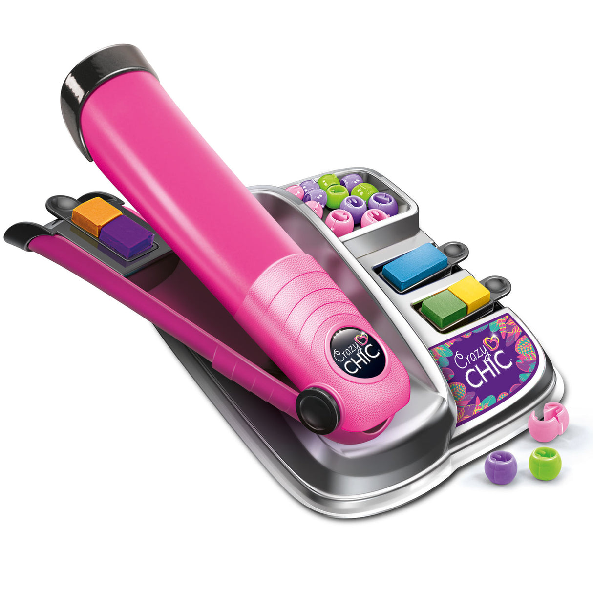 Clementoni crazy chic - kit de teintures capillaires coiffure tendance