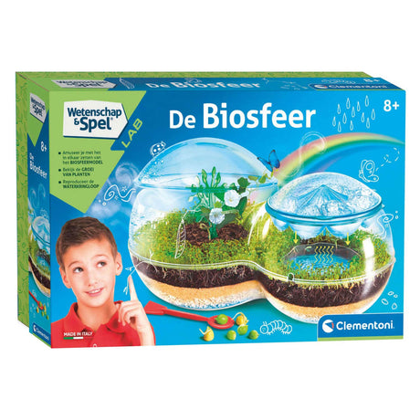 Jeu scientifique Clementoni - la biosphère - boîte d'expérimentation - laboratoire scientifique - à partir de 8 ans