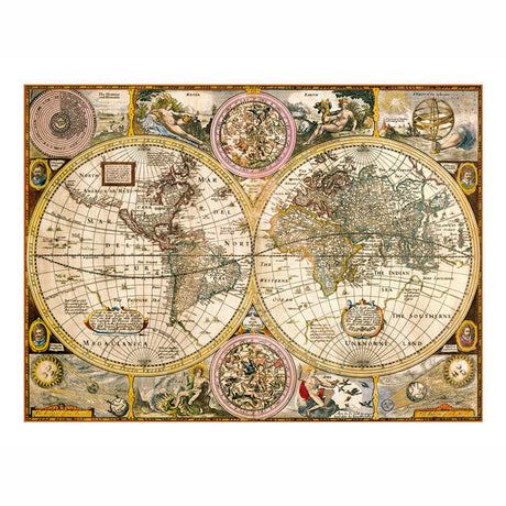 Clementoni Puzzle Mapa del mundo antiguo, 3000.