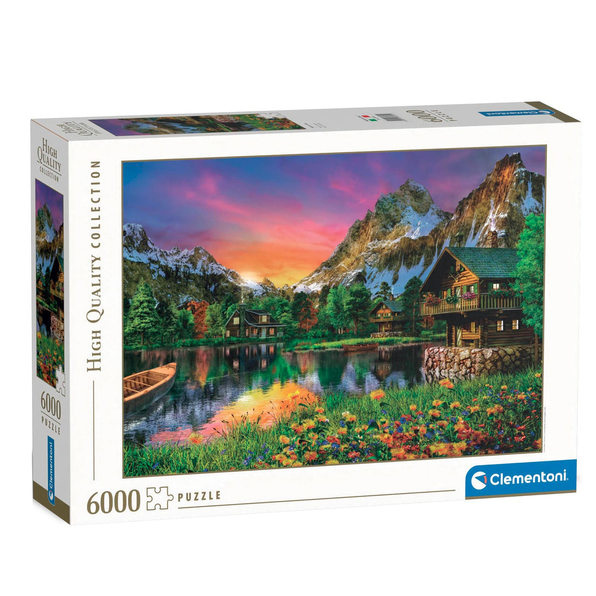 Clementoni puzzel alpine lake, 6000st.