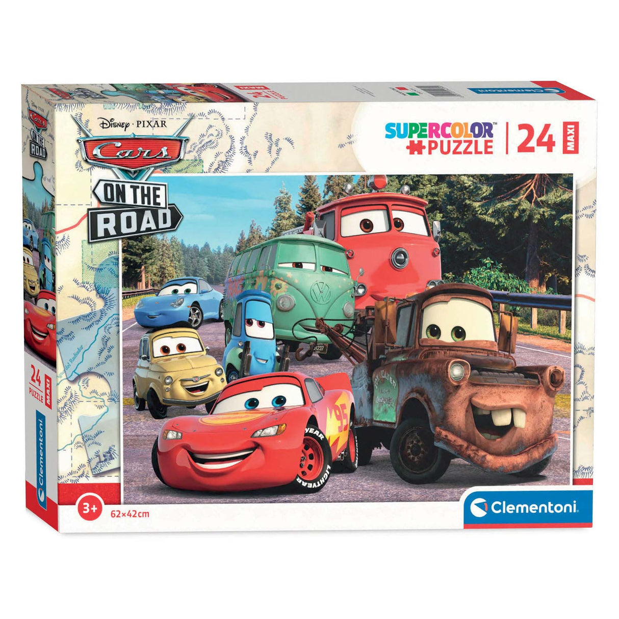 Puzzle Cars Clementi Maxi, 24.