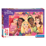 Clementoni maxi puzzle princesse disney, 24 pcs.