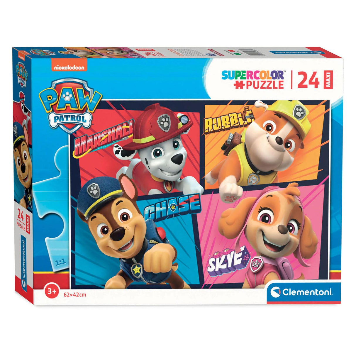 Clementi Maxi Jigsaw Puzzle Paw Patrol, 24st.