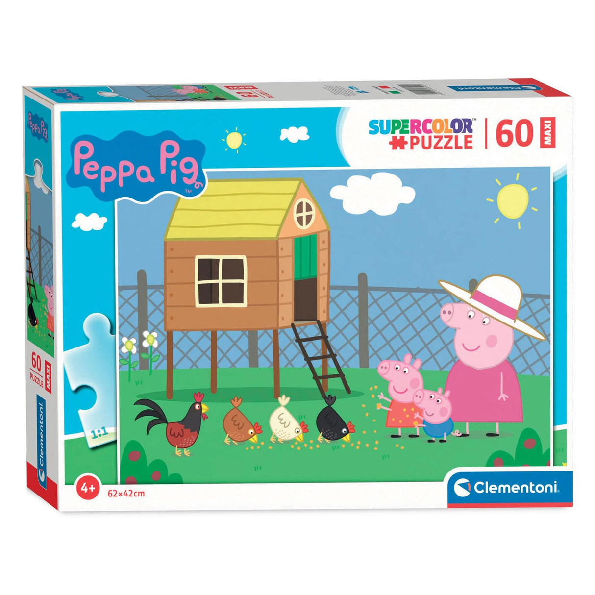 Clementoni Maxi Puzzle Peppa Pig, 60e.