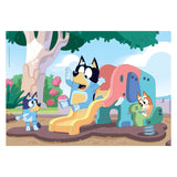 Clementoni puzzle puzzle bluey sul diapositiva, 104st.