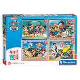 Clementoni puzzles patte patrouille, 4en1
