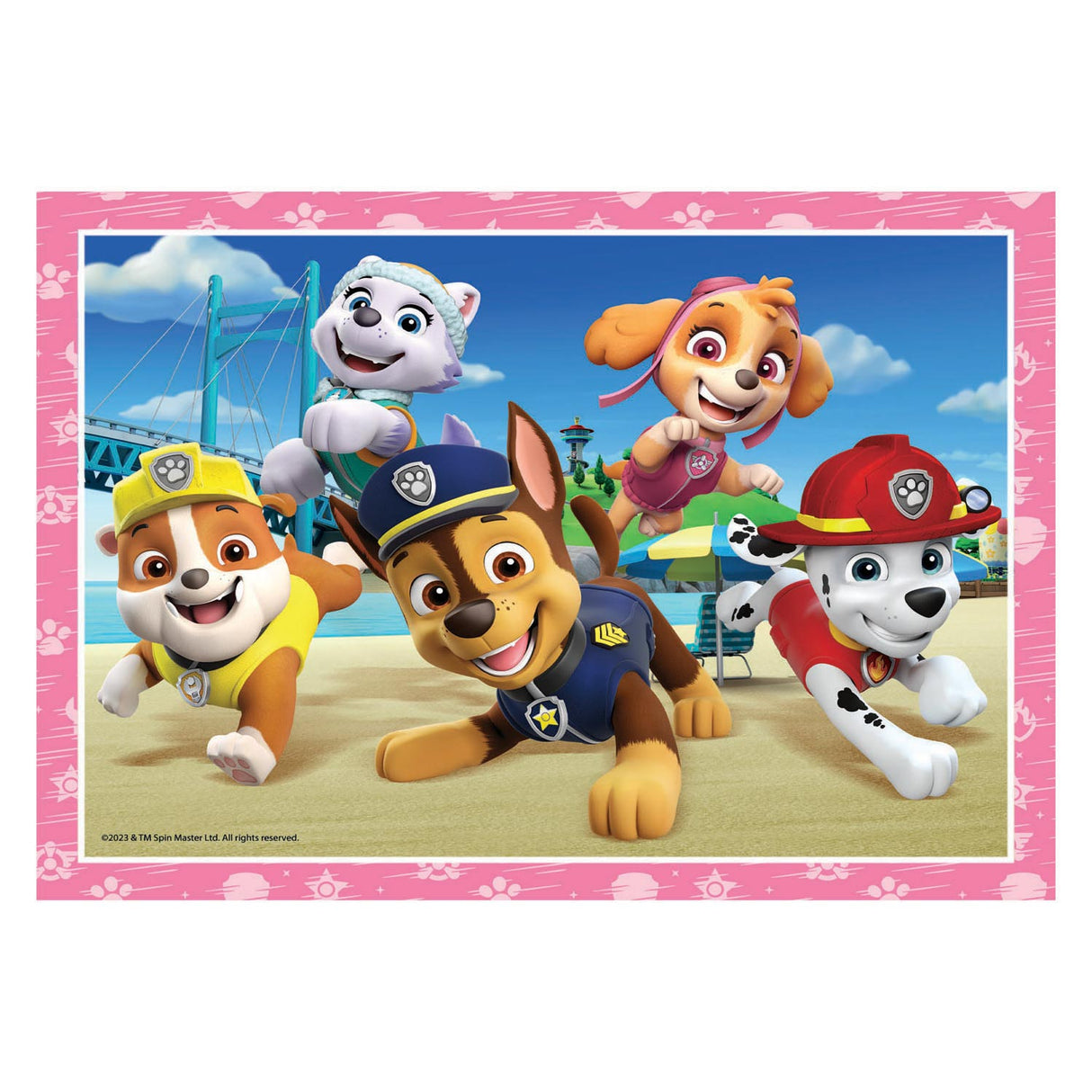 Clementoni puzzles patte patrouille, 4en1