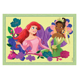 Clementoni - puzzle - 4 puzzles dans 1 boîte - princesse disney - puzzle pour enfants - supercolor