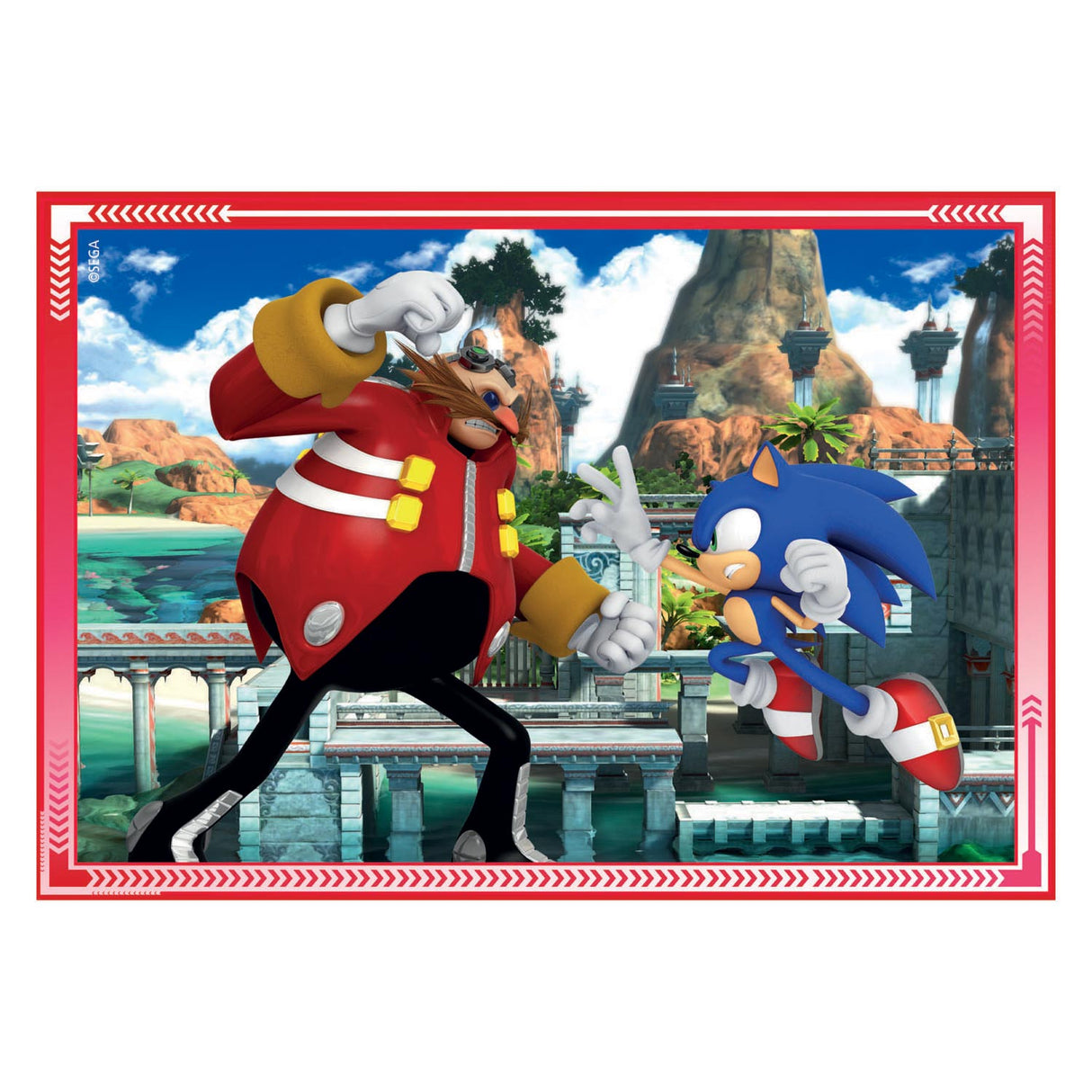 Clementoni Puzzles Sonic, 4in1