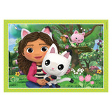 Clementoni supercolor puzzle 4 en 1 maison de poupée Gabbys 12-24 pièces