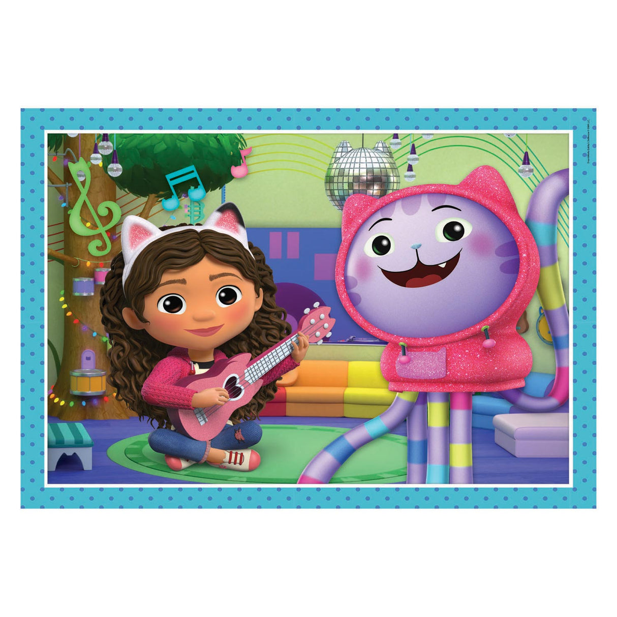 Clementoni supercolor puzzle 4 en 1 maison de poupée Gabbys 12-24 pièces