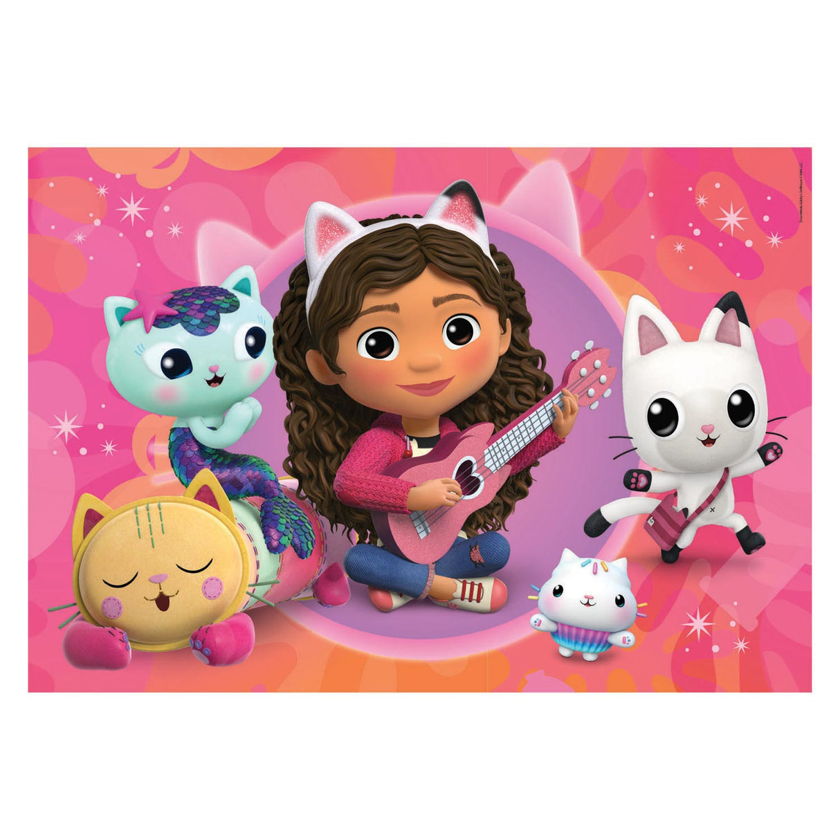 Clementoni supercolor puzzle gabbys maison de poupée 2x20 pièces