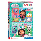 Clementoni Puzzle Gabbys Poppenhuis, 2x60st.