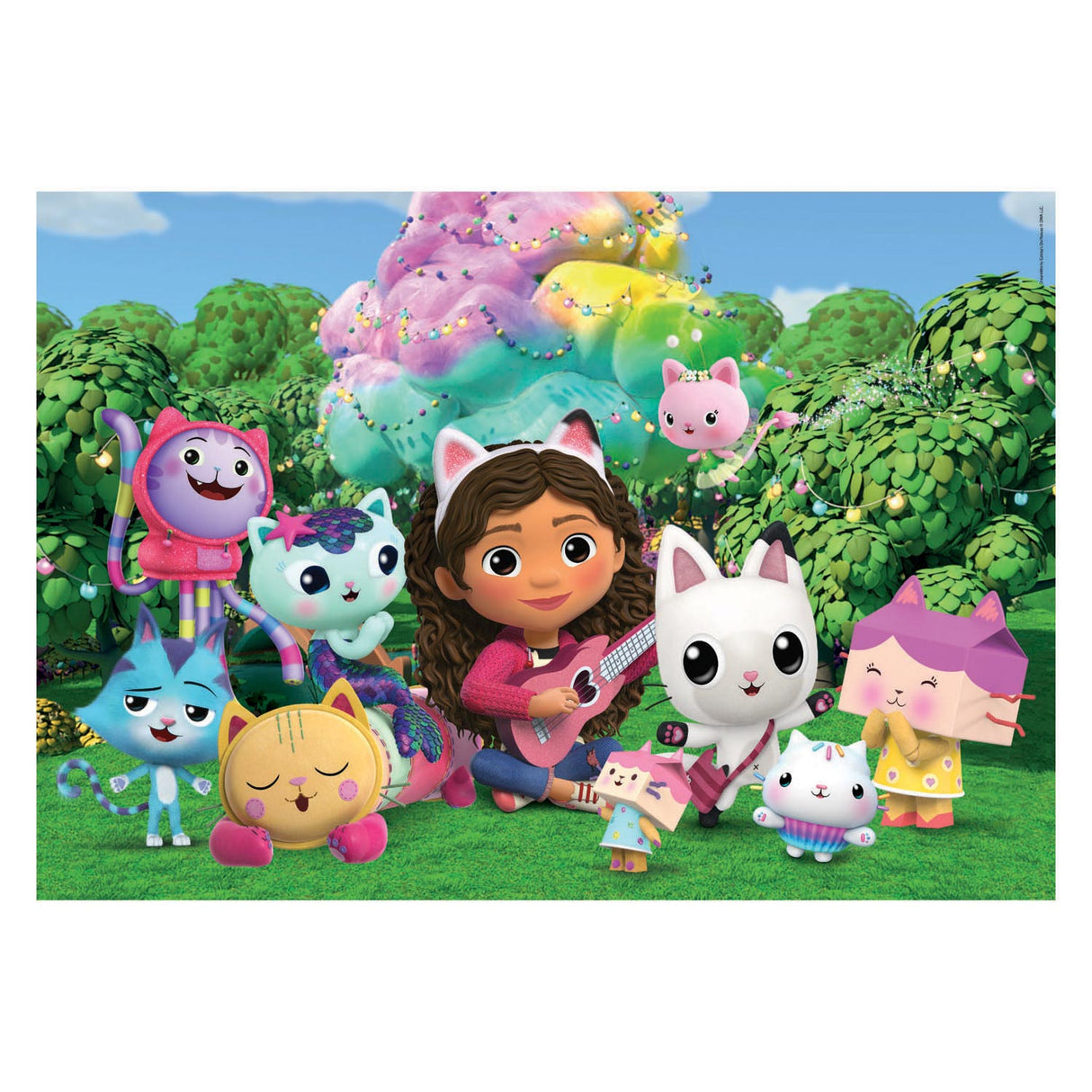 Clementoni supercolor puzzle gabbys maison de poupée 24 maxi pièces