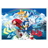 Clementoni puzzle super sonic, 104 pièces.