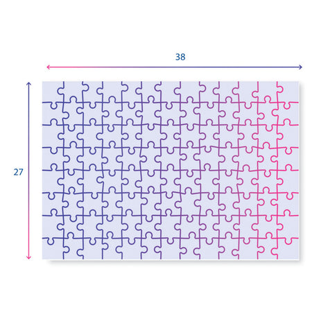 Clementoni puzzle super sonic, 104 pièces.
