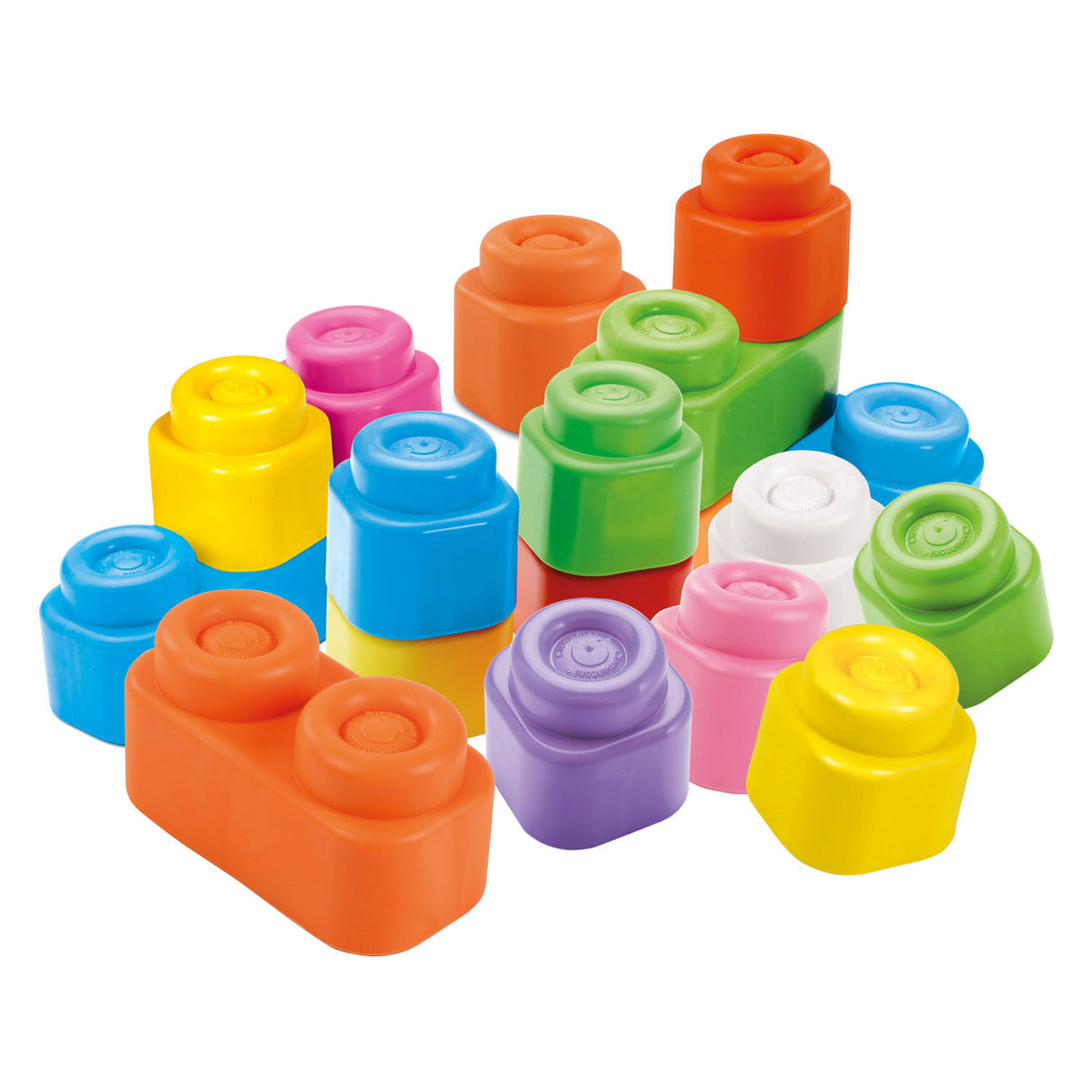 Clementoni baby soft clemmy blocs avec sac de rangement - 40pcs.