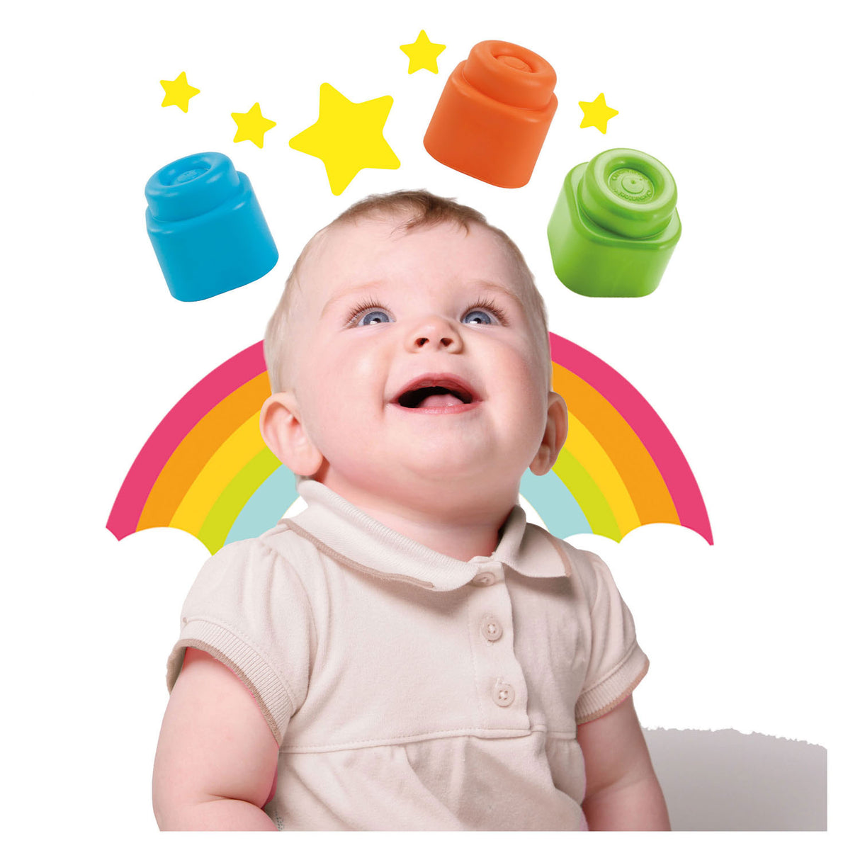 Clementoni baby soft clemmy blocs avec sac de rangement - 40pcs.