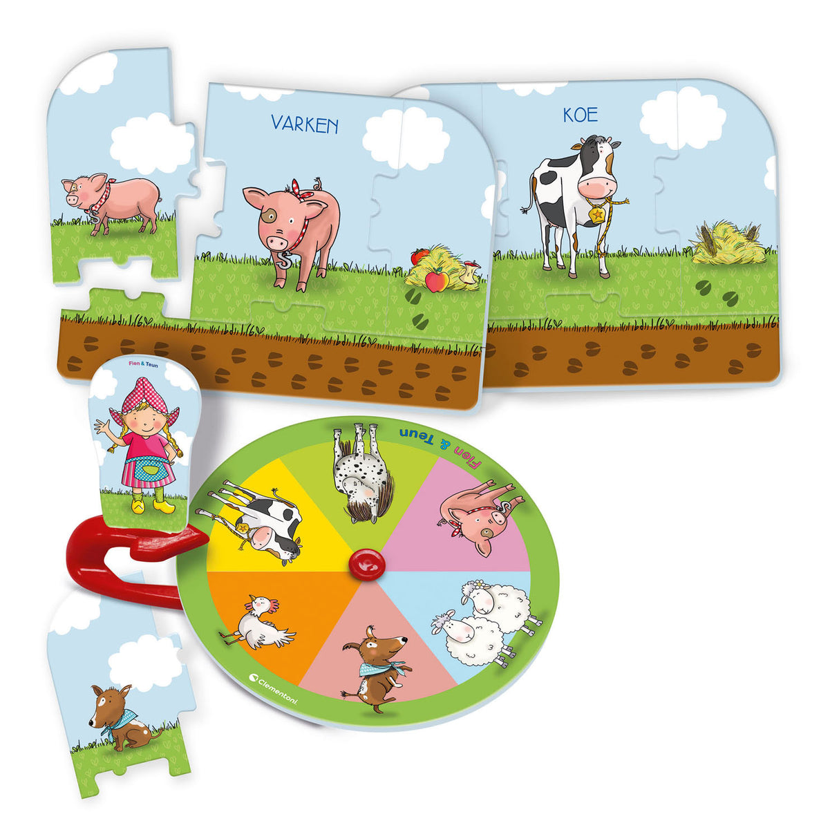 Clementoni Fien Teun Farm Education Game