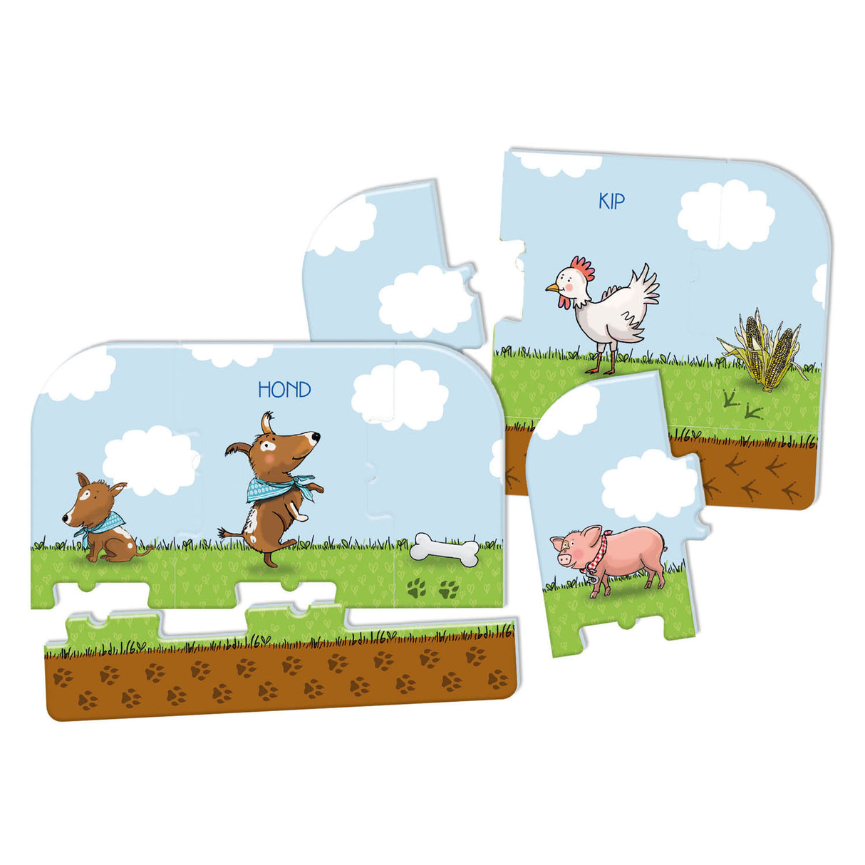 Clementoni Fien Teun Farm Educational Game