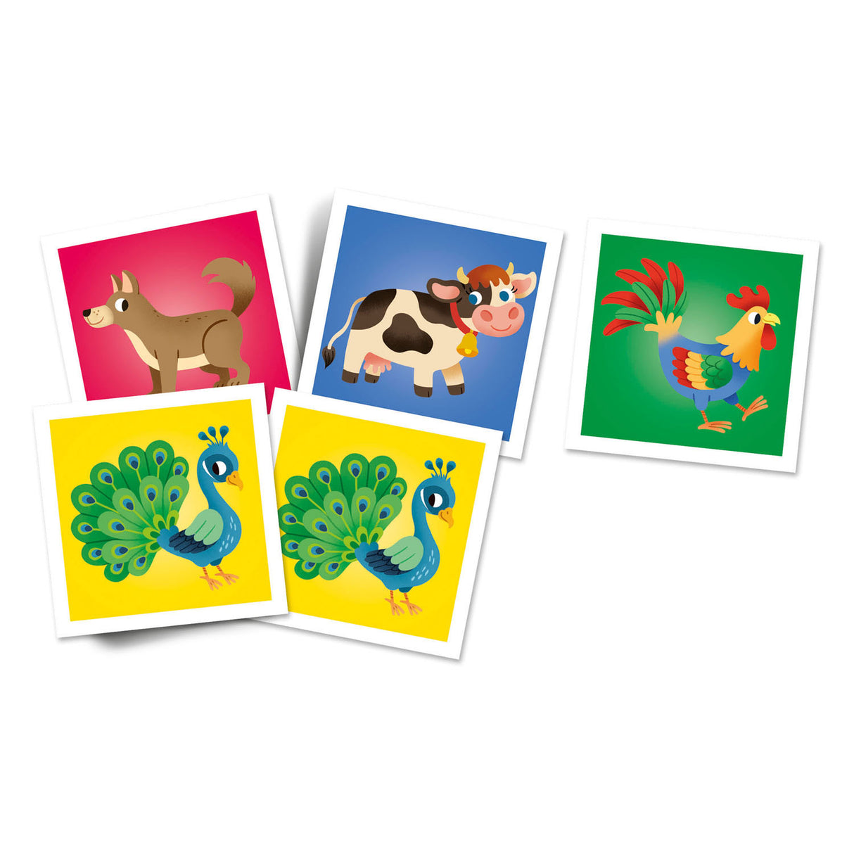 Clementoni - mémoire pour enfants - animaux de la ferme - 48 cartes - jeu de mémoire - jouets éducatifs - à partir de 4 ans