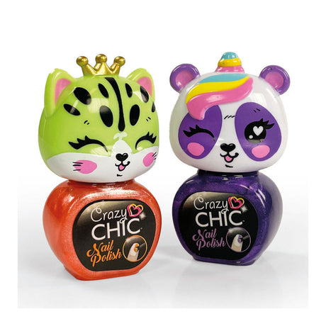 Clementoni Crazy Chic Rustrour à ongles Orange Purple, 2e.