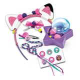 Clementoni - accessoires pour cheveux pour enfants - maison de poupée Gabby - set créatif - décorez vos propres accessoires pour cheveux - à partir de 4 ans