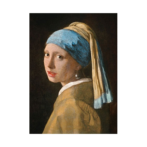 Clementoni Jigs Puzzle Vermeer Girl avec boucle d'oreille perle, 1000st.