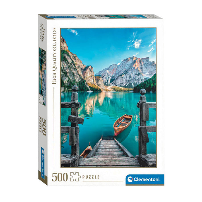 Clementoni jigsaw puzzle Braies Lake, 500st.