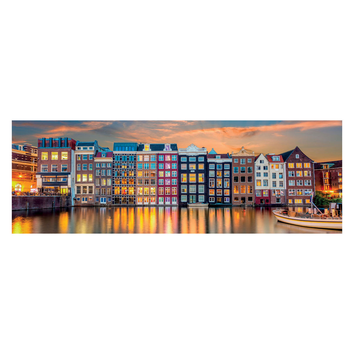 Clementoni Puzzle Panorama hell Amsterdam, 1000st.