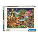 Clementoni legpuzzel woodland fantasy garden, 1500st.