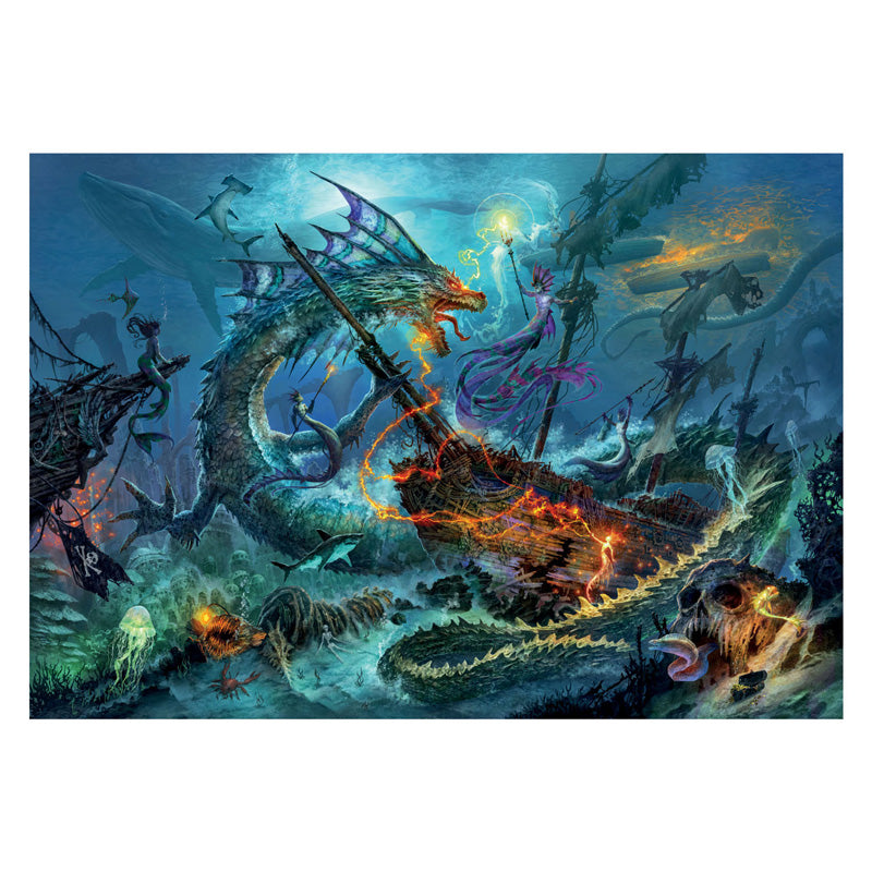 Clementoni legpuzzel the underwater battle, 3000st.