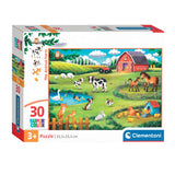 Puzzle clementoni puzzle Super Color the Animal Farm, 30st.