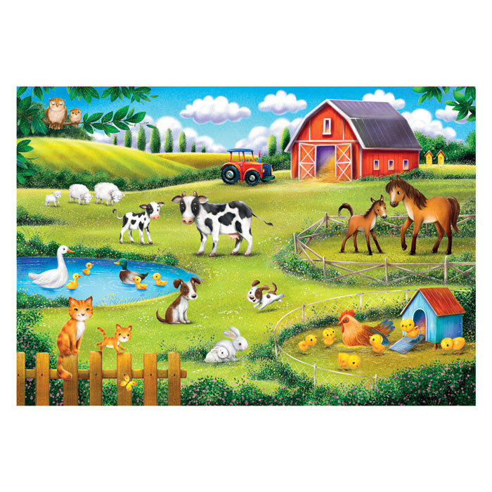 Puzzle clementoni puzzle Super Color the Animal Farm, 30st.