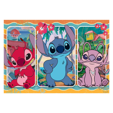 Clementoni Jigsaw Puzzle Super Color Maxi Disney Stitch, 24e.