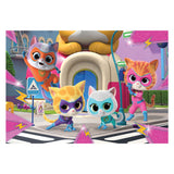 Clementoni legpuzzel super color super kittens, 2x20st.