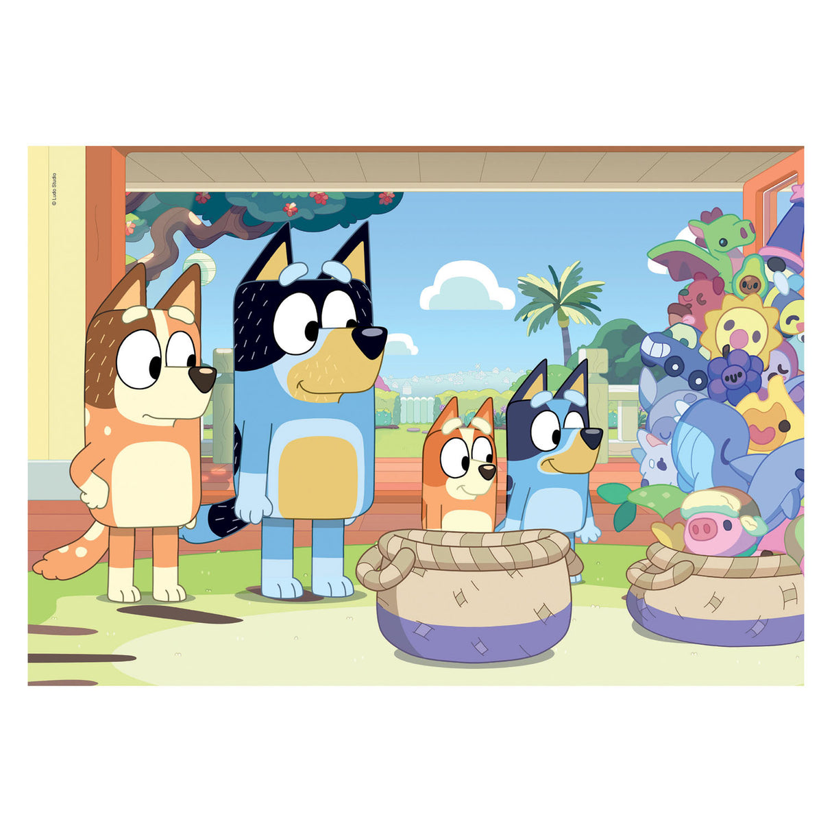 Clementoni - puzzle - 2x20 pièces - bluey - puzzle enfant - à partir de 3 ans