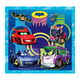 Clementoni Jigsaw Puzzle Super Color Square Batheels, 3x48st.